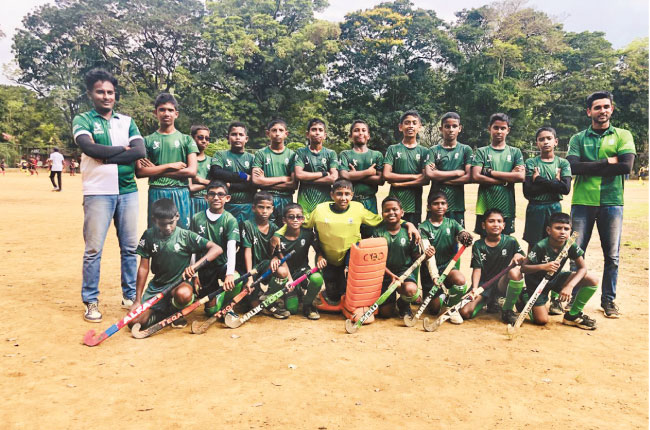 Isipathana College Under-14 Hockey Team Clinches Gold Star Award for Third Consecutive Year