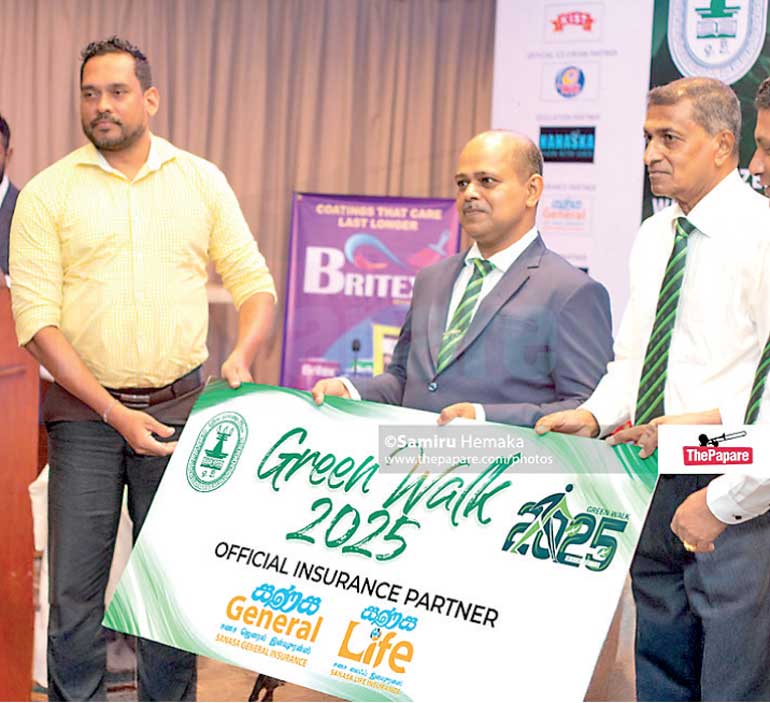 Sanasa General and Life Insurance Supports Isipathana College’s Green Walk 2025