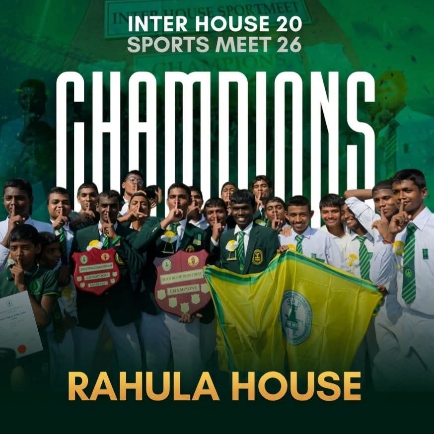 Rahula emerged as champions