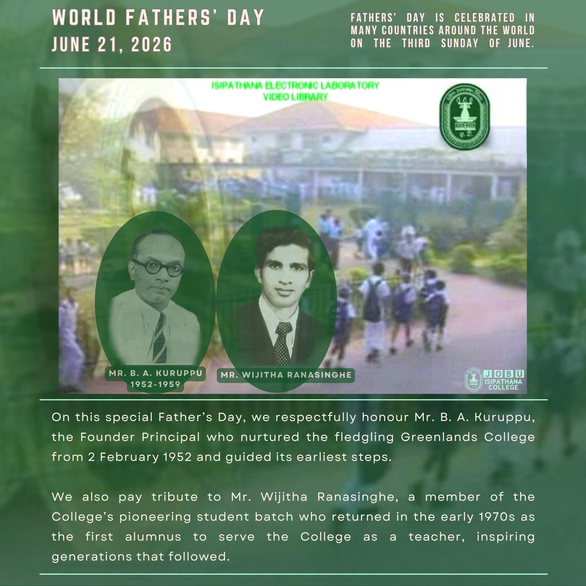 𝗪𝗼𝗿𝗹𝗱 𝗙𝗮𝘁𝗵𝗲𝗿𝘀’ 𝗗𝗮𝘆 – 𝟮𝟭 𝗝𝘂𝗻𝗲 𝟮𝟬𝟮𝟲