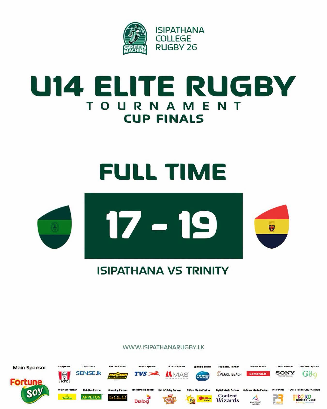 Isipathana Under 14 s Finish Runners Up After Thrilling Ten a Side Final