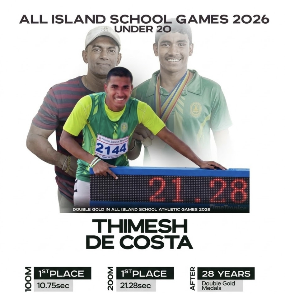 ​A Historic Double Gold for Isipathana